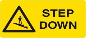WARNING - STEP DOWN – Part No. W 277